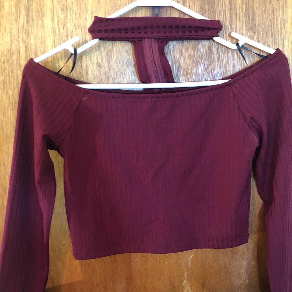 Forever21 cropped long sleeve
